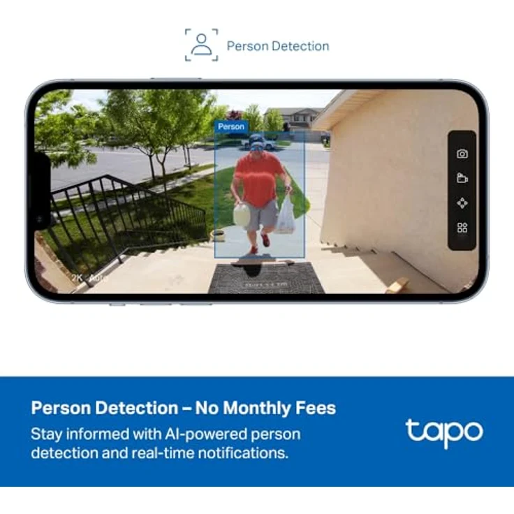 TPL Tapo C400, batteriebetriebene Outdoor Überwachungskamera mit 1080p Auflösung, IP65 wasserdicht, mehrfarbig – Bild 7