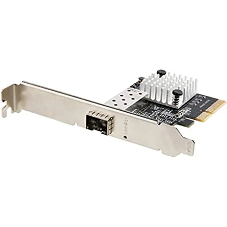 StarTech.com 10Gbe PCI Express SFP+ Netzwerkkarte - LWL Netzwerkkarte mit SFP+ Port - Open SFP+ für MSA-konforme LWL/Glasfaser/Kupfer Module/Direct-Attach Kabel - 10Gbit LWL PCIe NIC (PEX10GSFP) – Bild 1