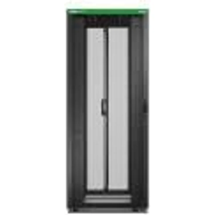 APC Easy Rack ER8212, 42U 19 Zoll Serverschrank mit Dach, Seitenpaneelen und Rollen, schwarz, 800 mm breit, 1100 mm tief, ohne Boden – Bild 3
