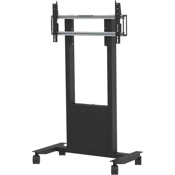 SMS Smart Media Solutions Func Mobile, mobile Displayhalterung für 86 Zoll Displays, 120 kg Tragkraft, VESA 800 x 400 mm, inklusive Aufbewahrungsbox, weiß
