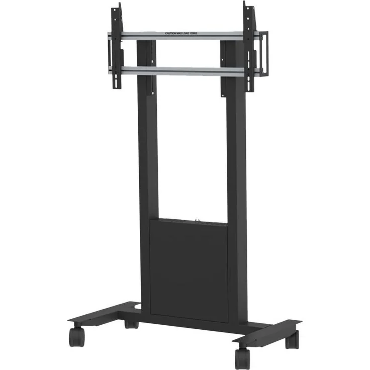 SMS Smart Media Solutions Func Mobile, mobile Displayhalterung für 86 Zoll Displays, 120 kg Tragkraft, VESA 800 x 400 mm, inklusive Aufbewahrungsbox, weiß