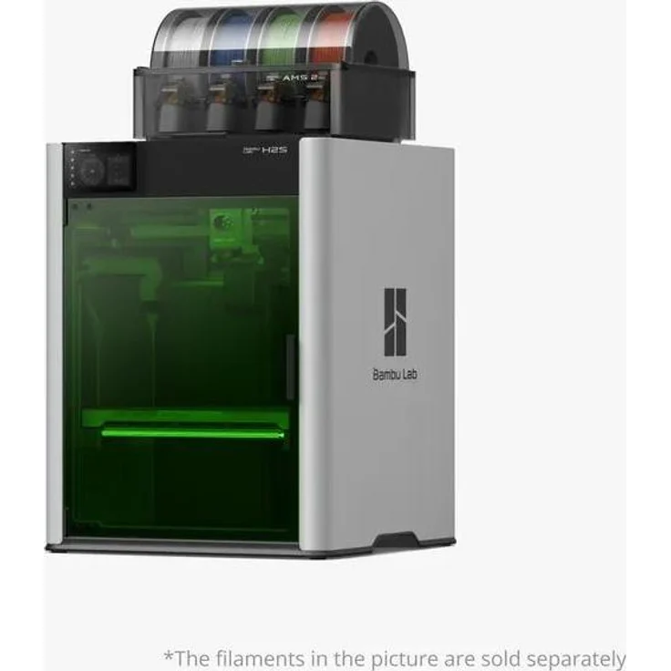 Bambu Lab Laser H2S Full Combo, 3D-Drucker mit 340x320x340 mm Bauraum, Lasergravur und digitalem Schneiden, 10 W Laser, präziser Servo-Extruder