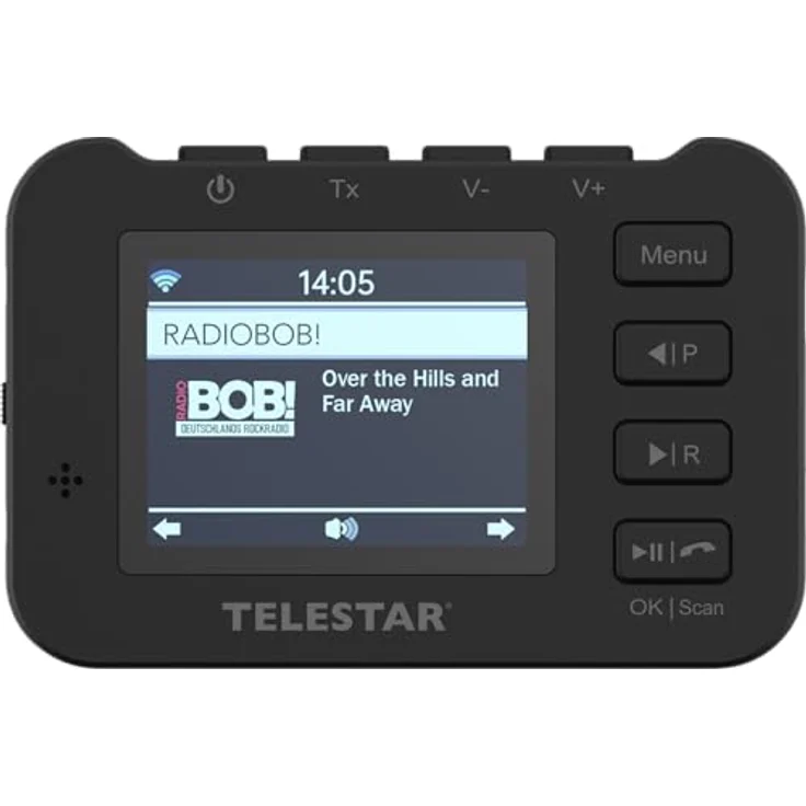 Telestar TOP CAR 2, DAB+/FM Bluetooth-Autoradio mit MP3-Wiedergabe, 6,1 cm LCD, Schwarz – Bild 2
