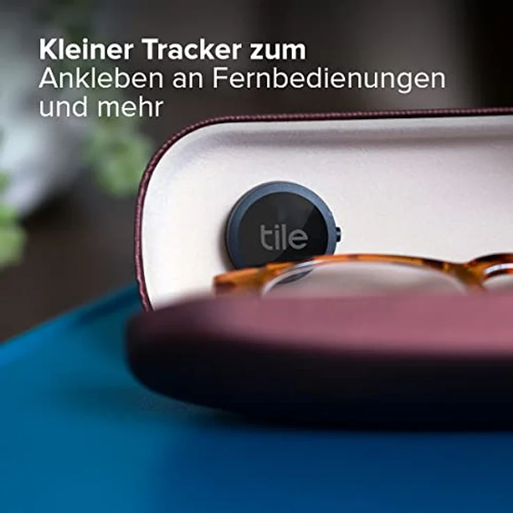 Tile Sticker (2022) Bluetooth Schlüsselfinder, 1er Pack, 45m Reichweite, inkl. Community Suchfunktion, iOS und Android App, kompatibel mit Alexa und Google Home, schwarz – Bild 2