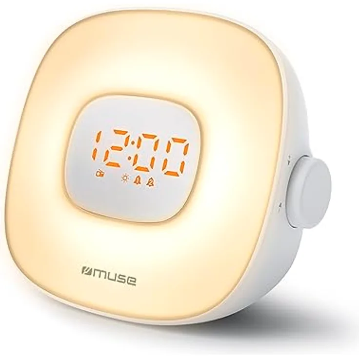 Muse ML-198CR Light Clock Radio (FM), Radio, Weiss