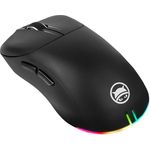 Gamiac PA50 Mice, kabelgebundene Gaming-Maus mit PixArt 3327 Sensor, 12000 DPI, 10 RGB-Modi, schwarz