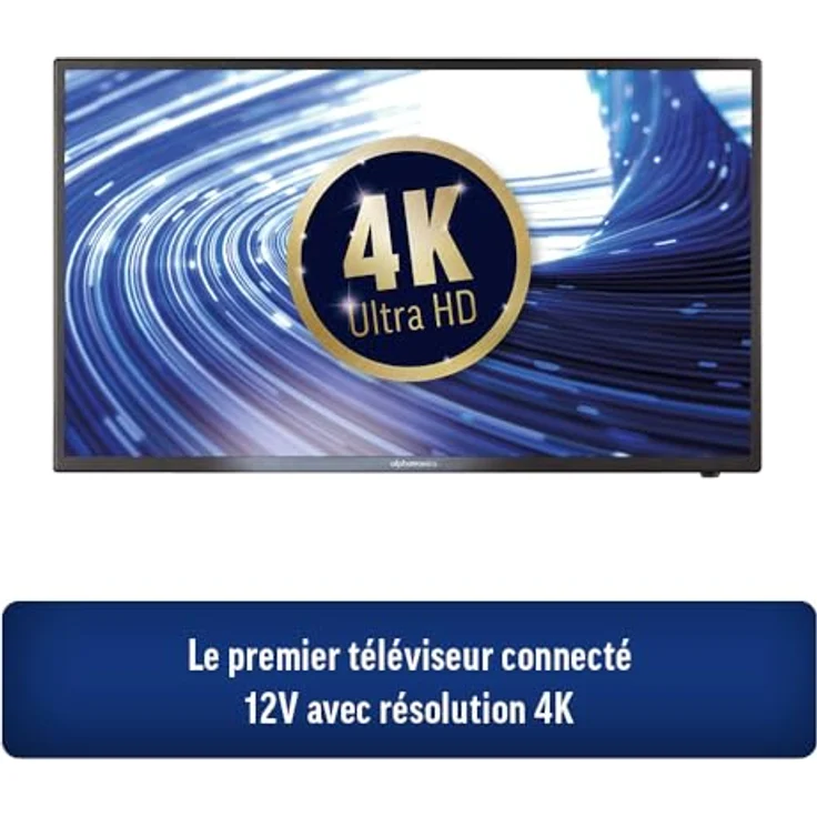alphatronics SLA-32W4K, 32 Zoll 4K Ultra HD Fernseher mit integriertem Triple Tuner, Bluetooth 5.0 und Dual Band WiFi – Bild 2