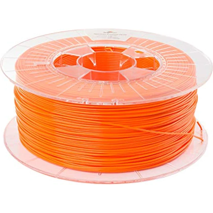 Spectrum PETG Lion Orange, 3D Filament 1,75 mm, 1 kg - hohes Maß an Flexibilität, Schlagfestigkeit und Transparenz, orange – Bild 1