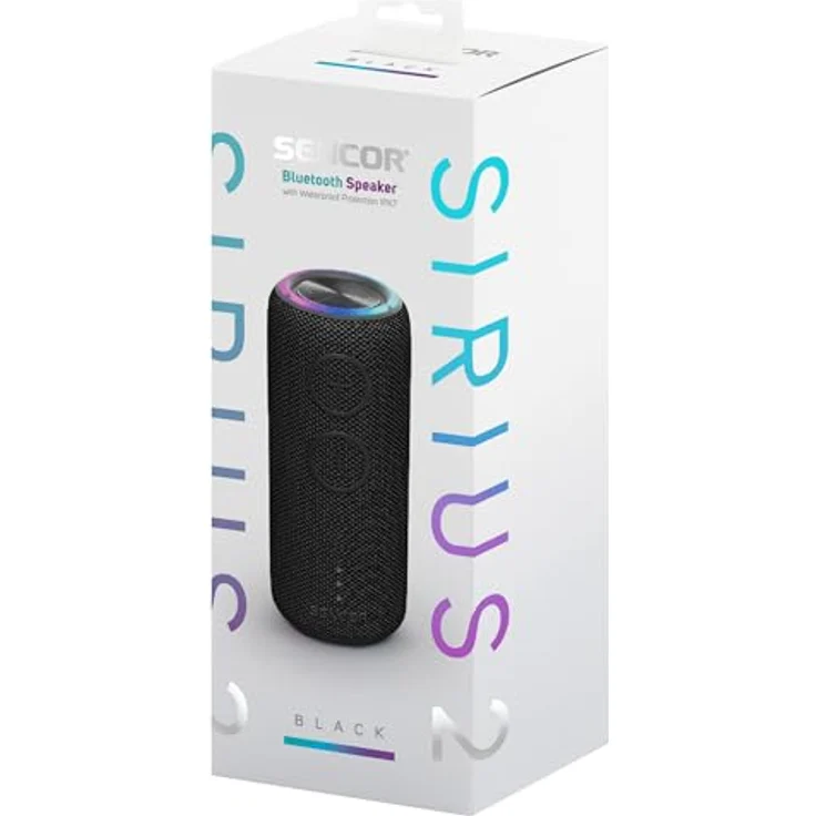 Sencor SIRIUS 2, Bluetooth-Lautsprecher mit 20 W Leistung, LED und TWS, schwarz – Bild 6