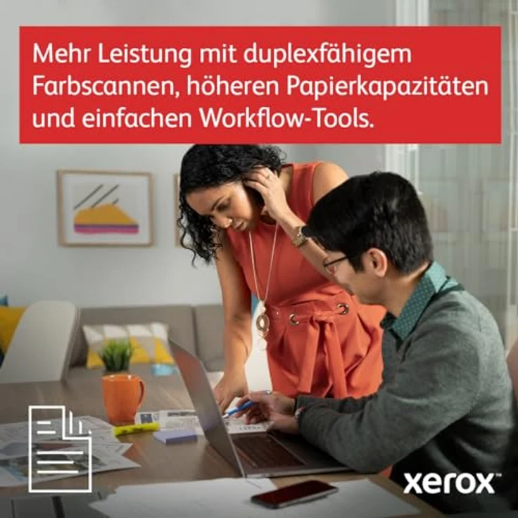 Xerox Versalink B620dn A4 61ppm Schwarz und Weiß Laserdrucker mit Duplex 2-seitigem Druck und Cloud-Integration – Bild 2