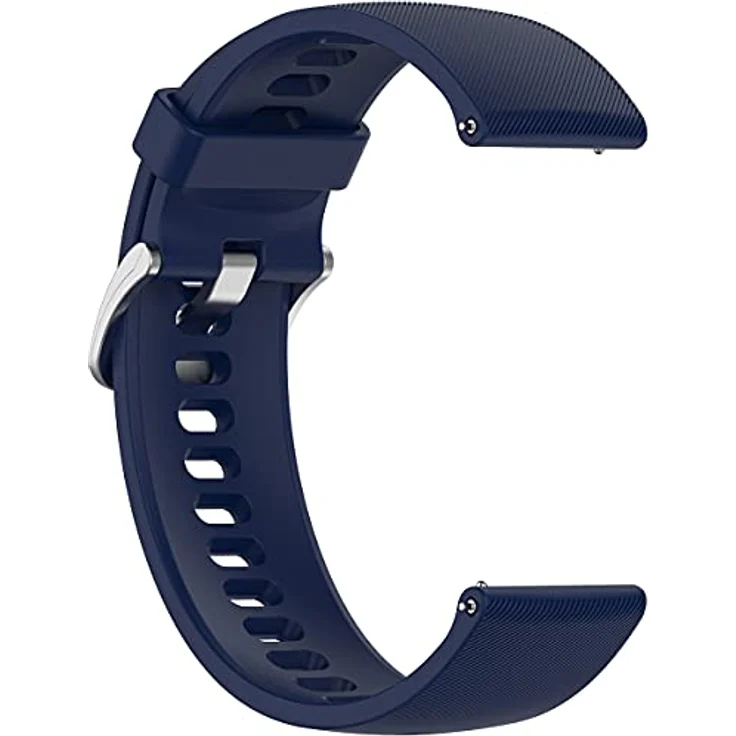Shieranlee 22mm Armband für SUUNTO 9 Peak, Huawei Watch3 Pro, Vantage M/M2, Letsfit IW2/Popglory, UMIDIGI Uwatch 3S, aus Silikon, Schnellverschluss, wasserdicht, Edelstahlverschluss – Bild 4