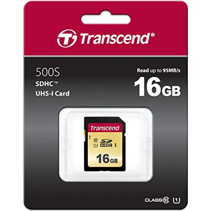 Transcend 16GB SDXC-SDHC 500S Speicherkarte TS16GSDC500S - bis zu 95 MBs lesen und 65 MBs schreiben – Bild 3