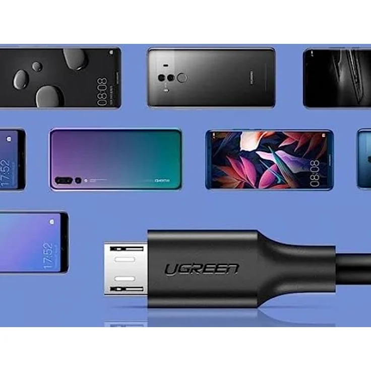 UGREEN Micro USB Daten- und Ladekabel, Schwarz, 1.5 Meter - Preisvergleich – Bild 4