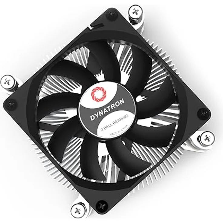 Dynatron Z60, Intel CPU Kühler 1.5U für LGA1700, Aluminium 6063-T5, bis 65W TDP, radialer Kühlkörper, Schwarz – Bild 2