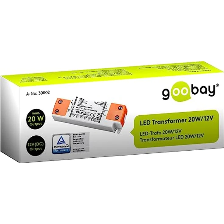 Goobay LED-Treiber 20 Watt, 1670 mA, PC-Netzteil – Bild 2