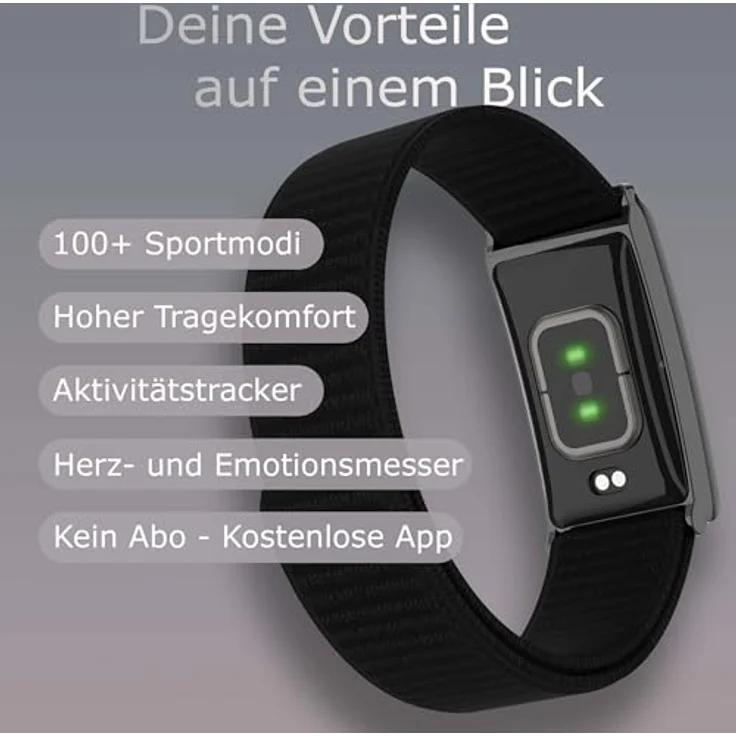 Northpoint Smart Band Fitness-Tracker, Aktivitäts- & Schlaftracker mit Herzfrequenz, 21+ Tage Akkulaufzeit, 100+ Sportmodi, wasserfest IP68, kompatibel mit Android & iPhone, ohne Abo – Bild 3