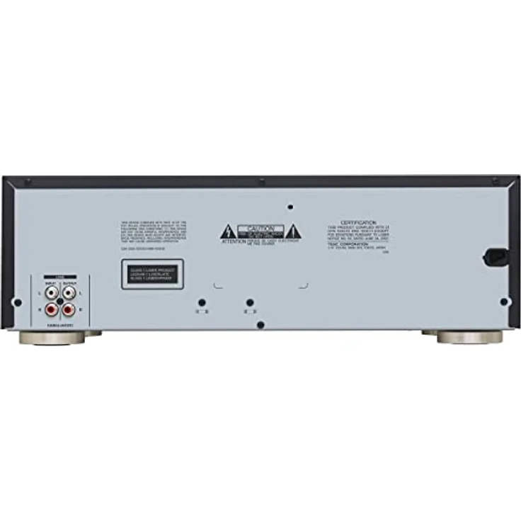TEAC AD-850-SE CD- und Kassettenspieler CD-Player mit USB, Schwarz – Bild 3