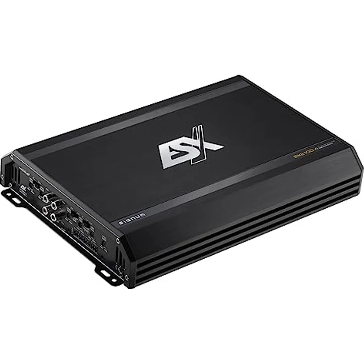 ESX ESX SIGNUM SXE100.4 4-Kanal Verstärker mit 4 x 65/100 Watt RMS, Aluminium Kühlkörper und Error Protection System – Bild 1