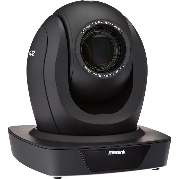 RGBlink VUE PTZ Camera 12x (1920 x 1080 Pixels), Netzwerkkamera, Schwarz - Professionelle Broadcast PTZ Kamera mit 12-fachem optischem Zoom – Bild 1