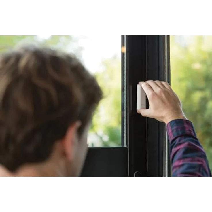 Netatmo DTG-FR Intelligente Tür- und Fensteröffnungssensoren, kabellos, einteiliger Vibrationsmelder, 3 Stück, schwarz – Bild 4