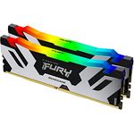 Kingston FURY Renegade Schwarz RGB XMP 48GB 7200MT/s DDR5 CL38 DIMM Desktop Gaming Speicher (Kit mit 2 ) - KF572C38RSAK2- 48 - Preisvergleich