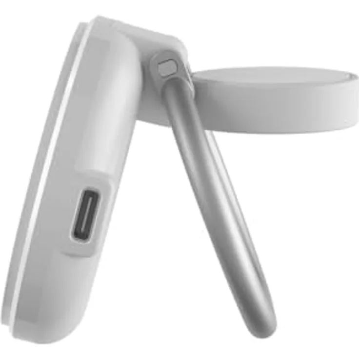 Targus Qi2 2-in-1 Magnetic Charging Stand WH, kabelloses Ladegerät mit 15 W Leistung, für Smartphone und Smartwatch, Weiß