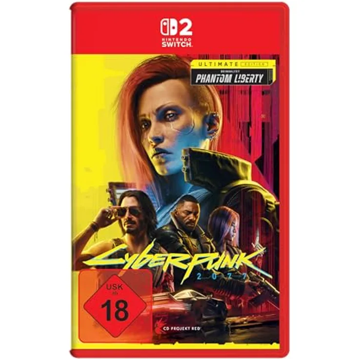BANDAI NAMCO Entertainment Germany Cyberpunk 2077 Ultimate Edition, Nintendo Switch 2 Spiel mit realistischer Stadt-Erkundung und unvergesslichen Charakteren
