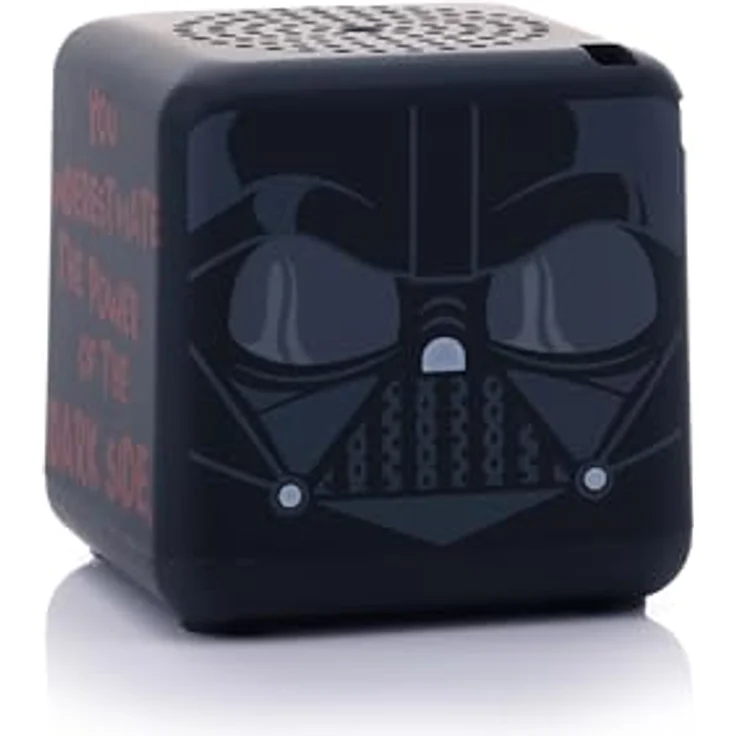 Bitty Boomers Star Wars Bitty Box-Darth Vader Bluetooth-Lautsprecher, tragbarer Lautsprecher mit 4 Stunden Akkulaufzeit, Schwarz – Bild 2