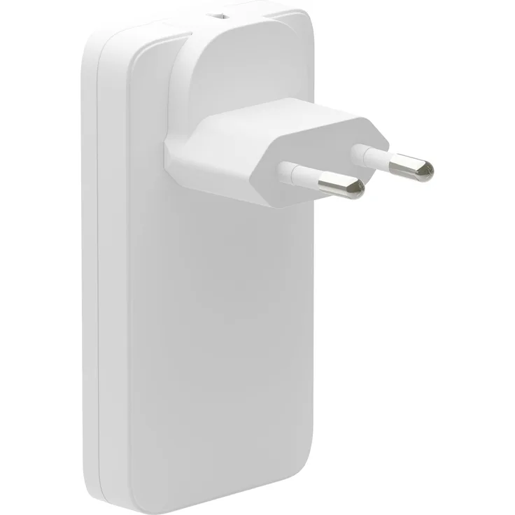 dbramante1928 CHSLEUWH7200, USB Ladegerät (65W), USB-C & USB-A, weiss, 100% recycelbar und ultra-schlank