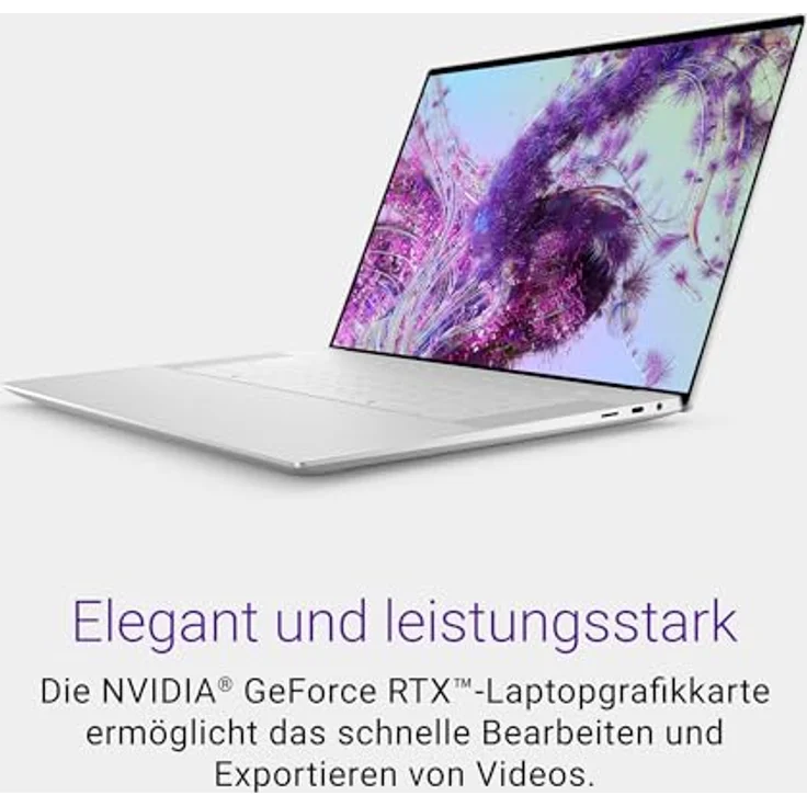 Dell XPS 16 9640 Laptop 16.3" OLED UHD+ Touch Display, Intel Evo Edition - Intel Core Ultra 9, NVIDIA GeForce RTX 4070 Graphics, 32GB RAM, 1TB, Windows 11 Home, Fingerprint Reader, Keyboard Deutsch – Bild 3