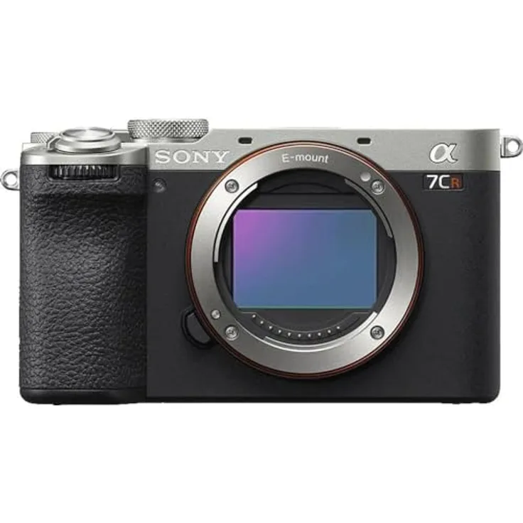 Sony Alpha 7CR | spiegellose Vollformatkamera mit Wechselobjektiv (kompakt, 61MP, Echtzeit-Autofokus, 4K60p), silber