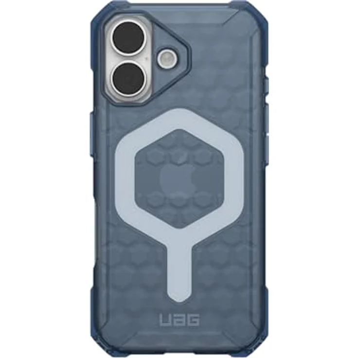 URBAN ARMOR GEAR Essential Armor MS Case für Apple iPhone 17, optimiert für Wireless Charging, 4,6m Fallschutz, cloud blau – Bild 3