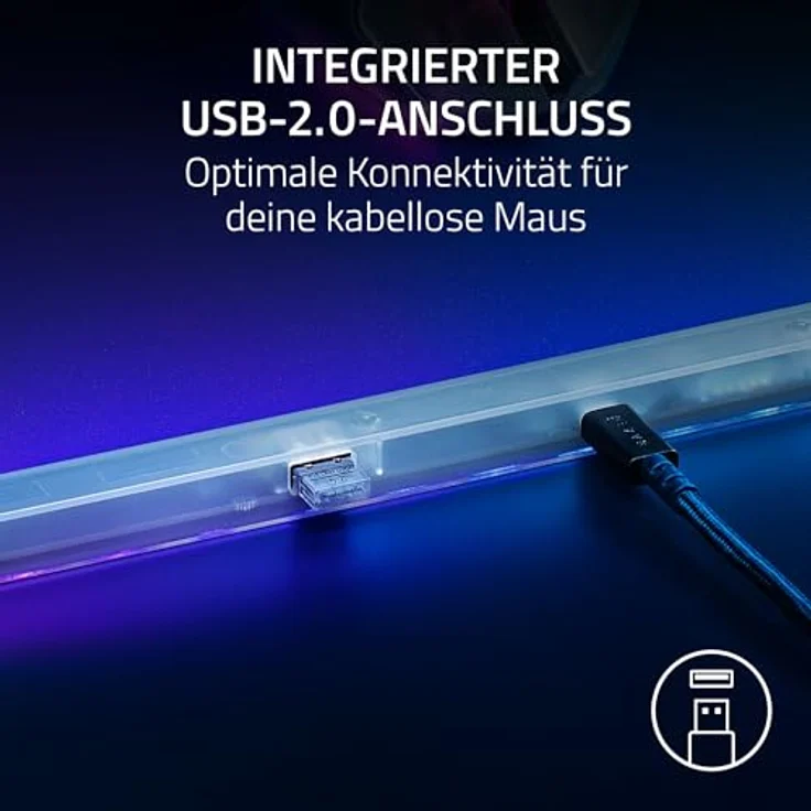 Razer Firefly V2 Pro (M), RGB Mausmatte mit individuell einstellbarer Beleuchtung, Weiss – Bild 4