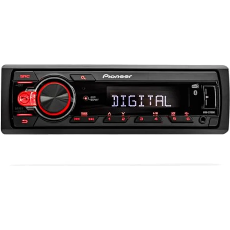 Pioneer MVH-130DABAN, DAB Autoradio mit DAB Antenne – Bild 2