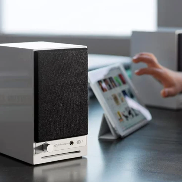 Audioengine Powered Bookshelf Speakers HD3 Regallautsprecher weiß – Bild 5
