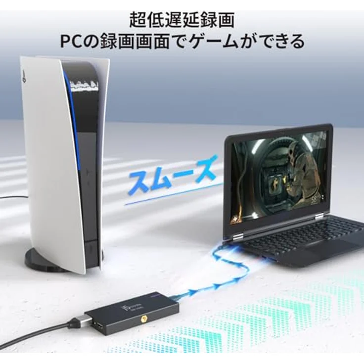 j5Create 4K Game Capture Station JVA14, Aufnahmegerät für PC und Konsolen mit 4K Videoaufnahme, Schwarz – Bild 4