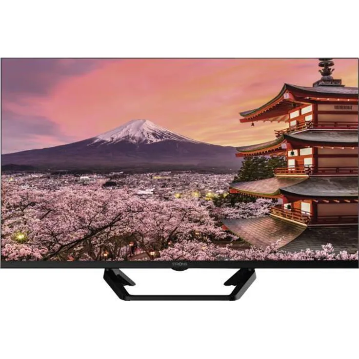 Strong SRT 32HG6733C Zattoo, 32 Zoll LED-Fernseher mit 1.366x768 Pixel, HDR10, SmartTV und Google Assistant, schwarz