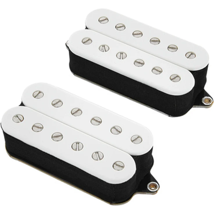 Fishman Fluence Tim Henson Set 6 WH, aktives Tonabnehmer Set für E-Gitarre, Humbucker, hohe Ausgangsspannung, weiß