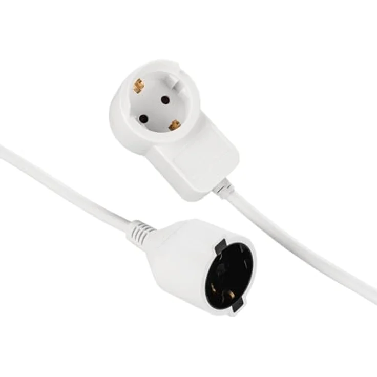 Hama - 133801 Schutzkontakt-Verlängerungskabel Powerplug, Zusatzsteckdose, 3,0 m, Weiß – Bild 3