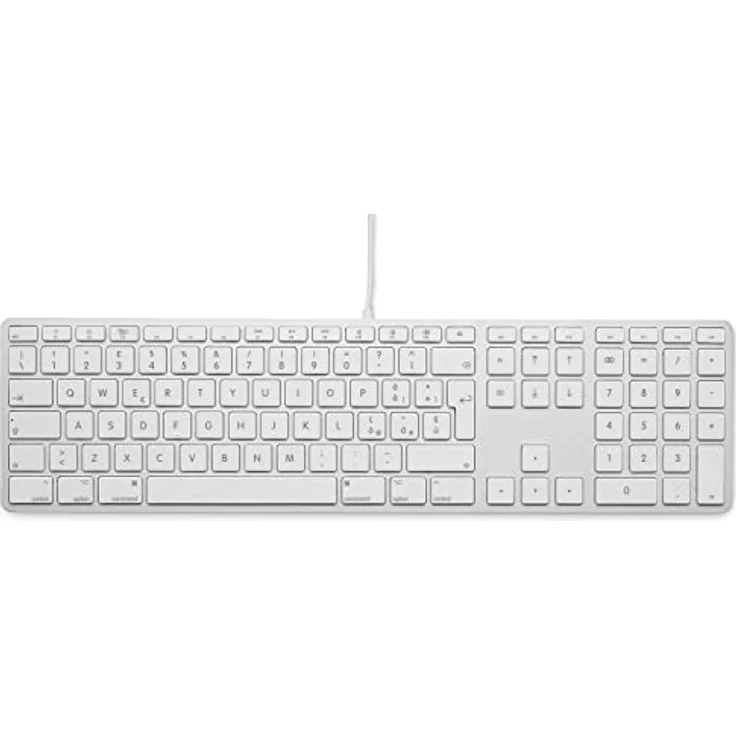 LMP USB Keyboard 110 Keys Wired USB Keyboard with 2X USB and Aluminum Upper Cover - Italian QWERTY – Bild 2