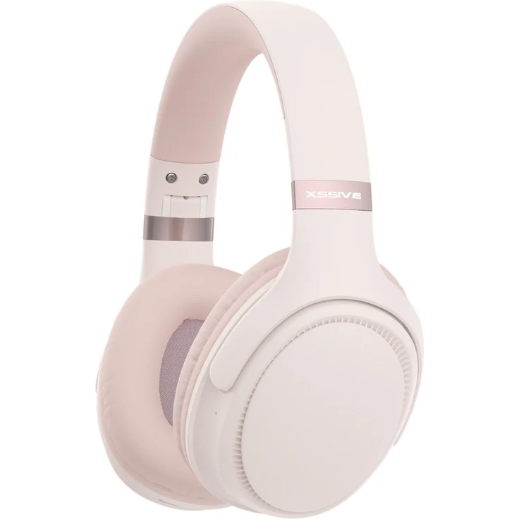 COFI 1453 Kabellose Over-Ear Kopfhörer mit Bluetooth V5.3 - Rose Gold - Kraftvoller Klang, 55 Stunden Wiedergabezeit – Bild 1