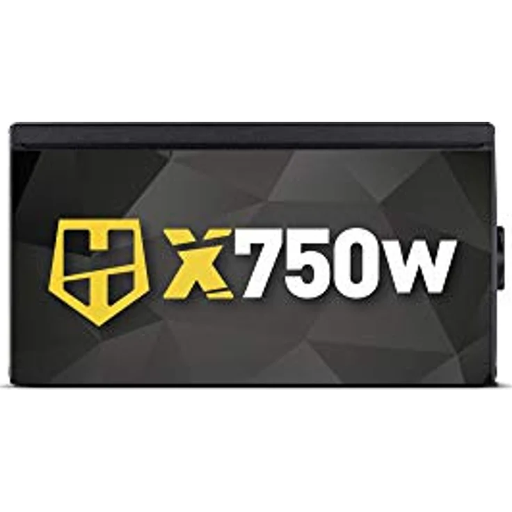 Nox Hummer X750W, PC Netzteil mit 750 W, 80 PLUS Gold-Zertifizierung, modulares Kabelmanagement, aktive Kühlung, Schwarz – Bild 2