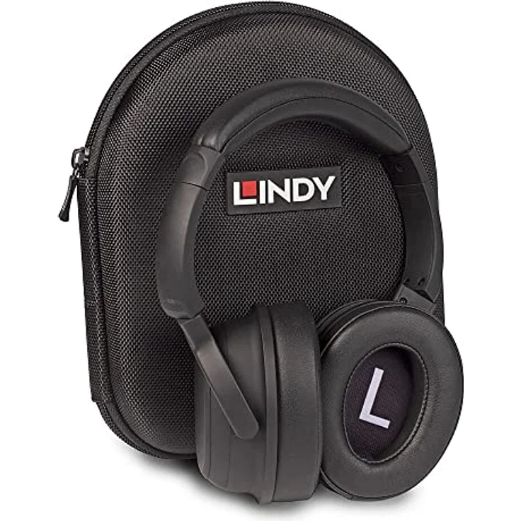 LINDY 73204 LH500XW+ Kabelloser Kopfhörer mit Active Noise Cancelling und aptX, Schwarz – Bild 2