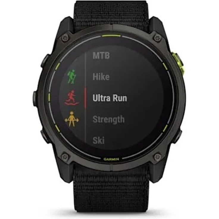 Garmin Enduro 3 Solar Sapphire Schwarz/Carbongrau Titan – Bild 2
