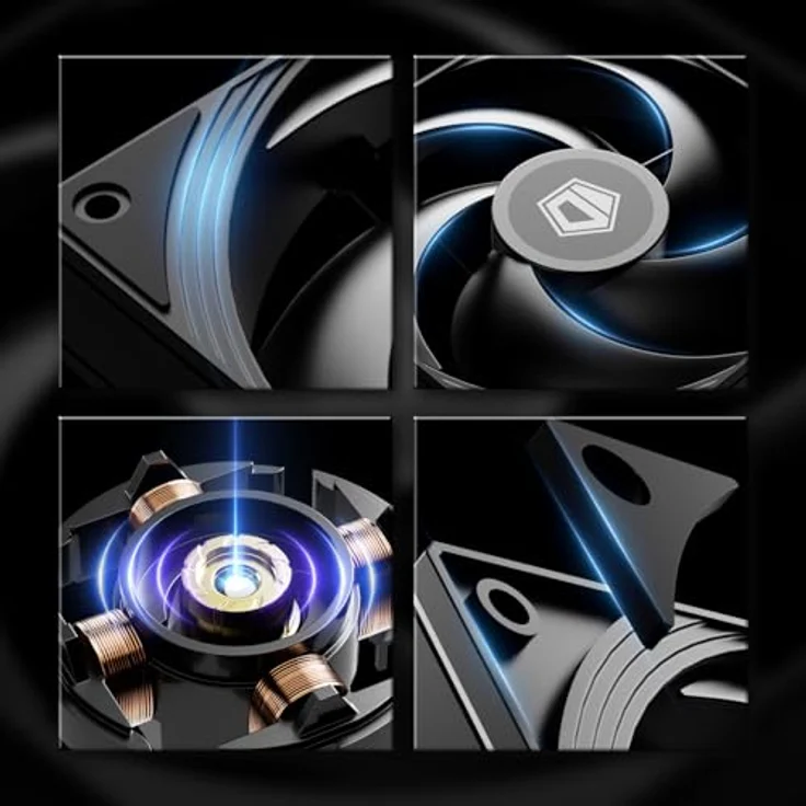 ID-Cooling FROZN A620 PRO SE, CPU Luftkühler mit 27 dBA, 120 mm Lüfter, kompatibel mit AM5, LGA 1700, LGA 1150, LGA 1200 und AM4 – Bild 6
