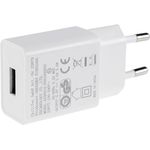 ChiliTec USB Ladegerät CTN-0510, 5W 1A 5V Steckernetzteil für Tablet, Smartphone, Kopfhörer, Reise, Weiß