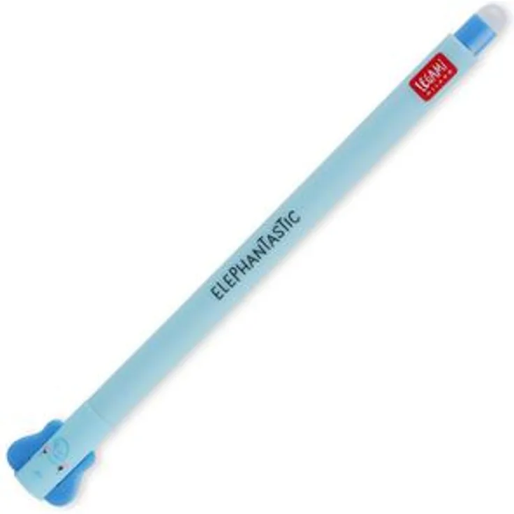 Legami Gelschreiber Elephant, EP0018, löschbar, Gehäuse blau, 0,7mm, Schreibfarbe blau