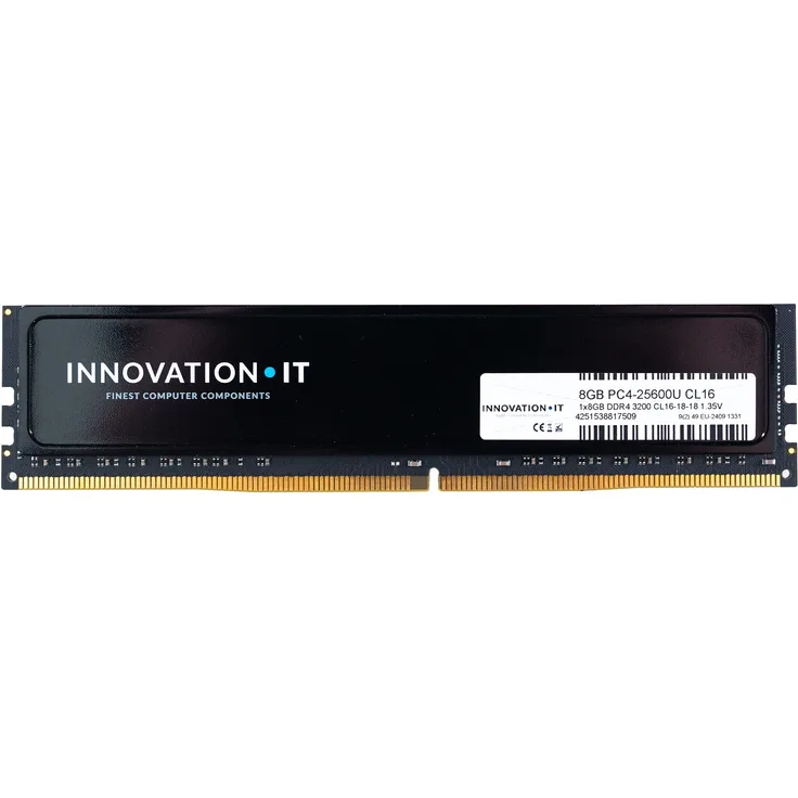 Innovation-Pc 3200 8GB DDR4 Arbeitsspeicher, CL16-18-18, 1.35V mit Heatspreader