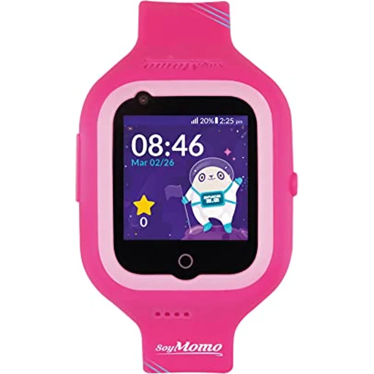 SoyMomo Space 2.0 Pink, Smartwatch für Kinder mit GPS, Anrufen, SOS-Taste und wasserdicht, 1,4 Zoll – Bild 1