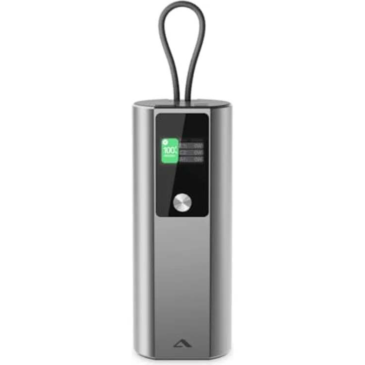 ALOGIC Ark PRO Stromspeicher, Silber, 27600 mAh, 160 W, USB-C & USB-A, für MacBook, Smartphone, Tablet-PC und Gaming-Geräte – Bild 1